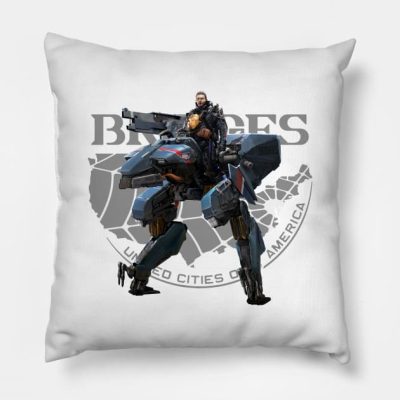 Death Stranding Deliverrex Throw Pillow Official Death Stranding Merch