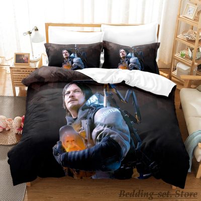 2023 Death Stranding Bedding Set Single Twin Full Queen King Size Bed Set Aldult Kid Bedroom 19 - Death Stranding Store