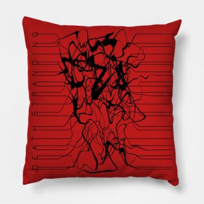 Death Stranding Logo Throw Pillow Official Death Stranding Merch