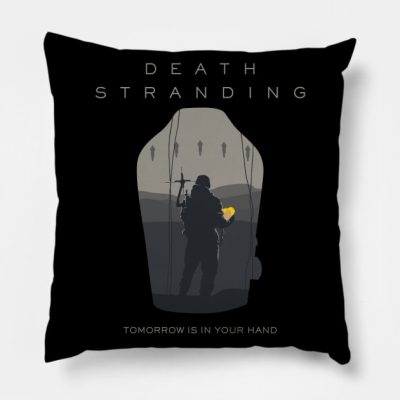 Tomorrow Is In Your Hand Throw Pillow Official Death Stranding Merch