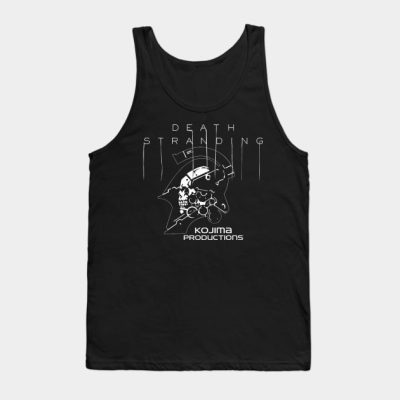 Death Stranding Logo Text And Kojima Tank Top Official Death Stranding Merch