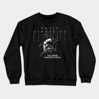 Death Stranding Logo Text And Kojima Crewneck Sweatshirt Official Death Stranding Merch