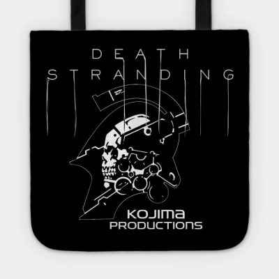 Death Stranding Logo Text And Kojima Tote Official Death Stranding Merch