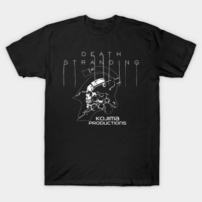 Death Stranding Logo Text And Kojima T-Shirt Official Death Stranding Merch