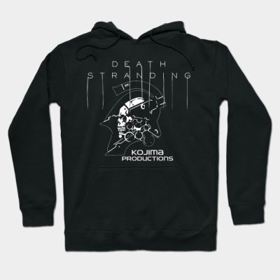 Death Stranding Logo Text And Kojima Hoodie Official Death Stranding Merch