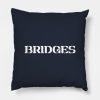 Bridges Death Stranding Logo Throw Pillow Official Death Stranding Merch