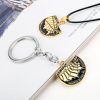 Game Death Stranding Map Keychain Metal Shield Pendant Key Rings Men Women Chaveiro Jewelry 4 - Death Stranding Store