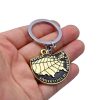 Game Death Stranding Metal Fragile Map Logo Keychain Pins Set Key Holder Norman Mark Women Chaveiro 4 - Death Stranding Store