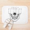 Skull Death Art Stranding Game For Fans Bath Mat Official Death Stranding Merch