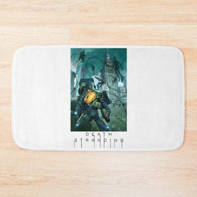 City Death Art Stranding Game For Fans Bath Mat Official Death Stranding Merch