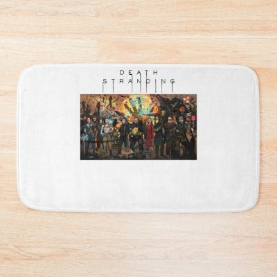 Squad Death Art Stranding Game For Fans Bath Mat Official Death Stranding Merch