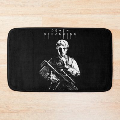 Cool Death Art Stranding Game For Fans Bath Mat Official Death Stranding Merch