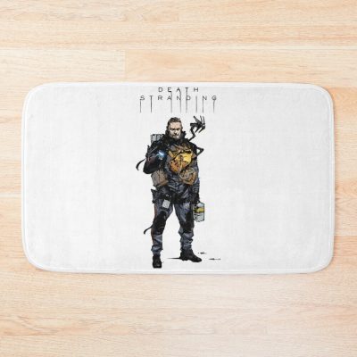 Heroes Death Art Stranding Game For Fans Bath Mat Official Death Stranding Merch