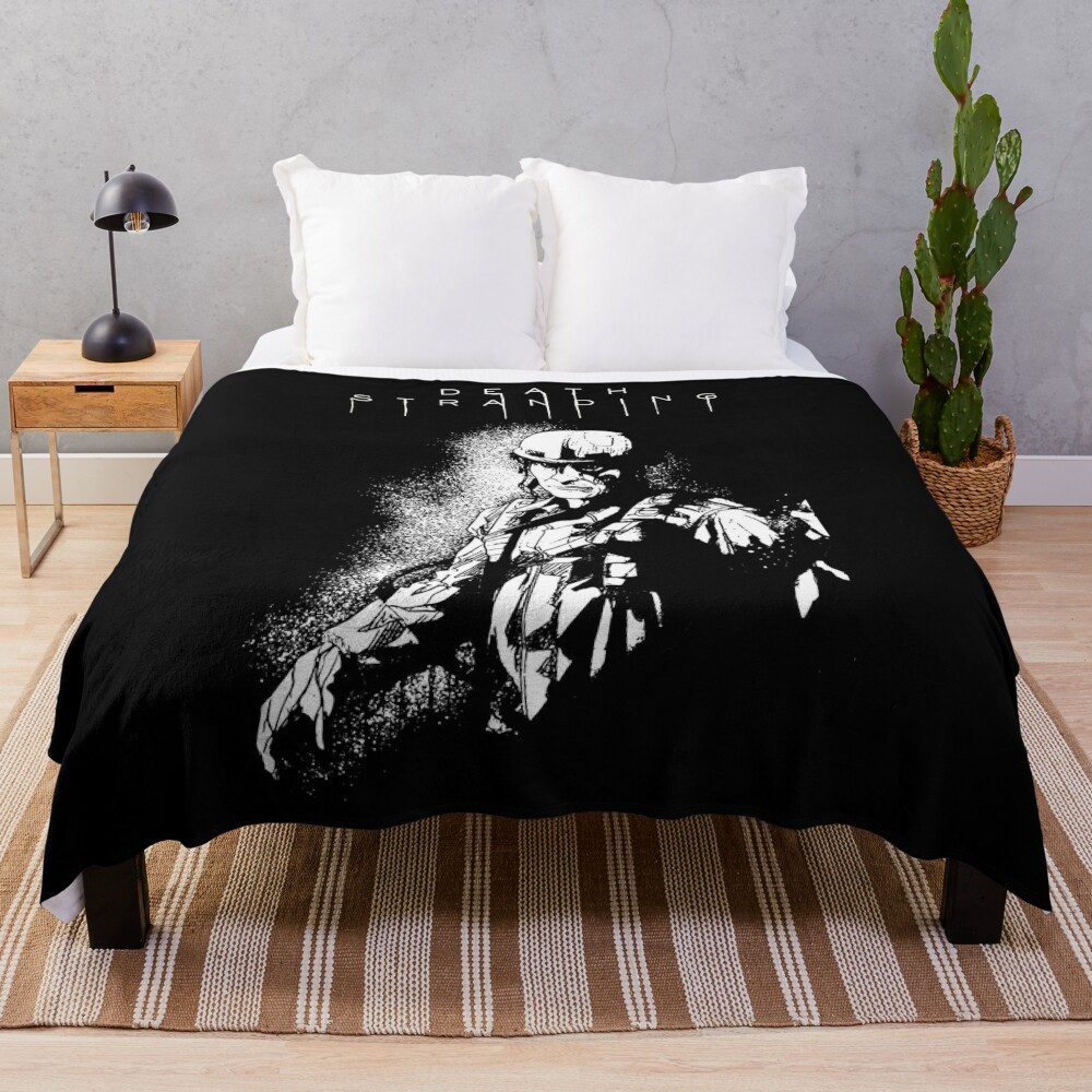 Sam Death Art Stranding Throw Blanket