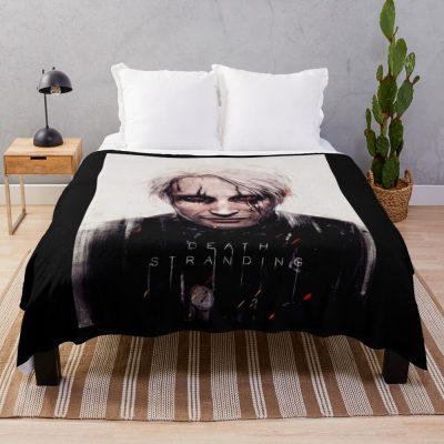 Legend Death Art Stranding Game For Fans Throw Blanket Official Death Stranding Merch