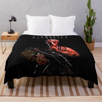 Death Art Stranding Game For Fans Throw Blanket Official Death Stranding Merch