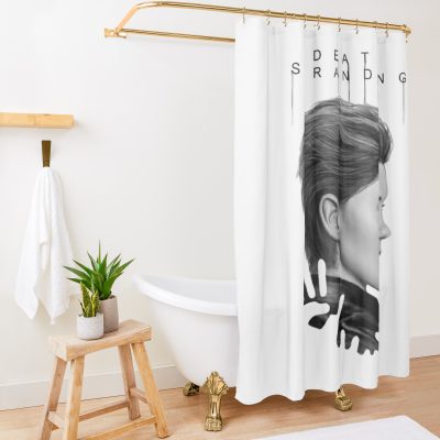 Mama Death Art Stranding Game For Fans Shower Curtain Official Death Stranding Merch