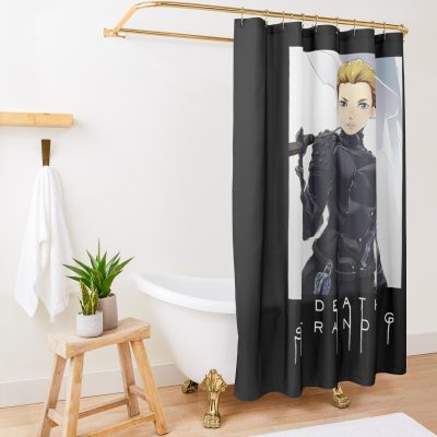 Yeallow Hair Death Art Stranding Game For Fans Shower Curtain Official Death Stranding Merch