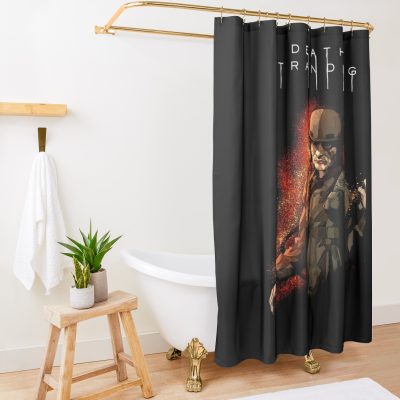 Kojima Death Art Stranding Game For Fans Shower Curtain Official Death Stranding Merch