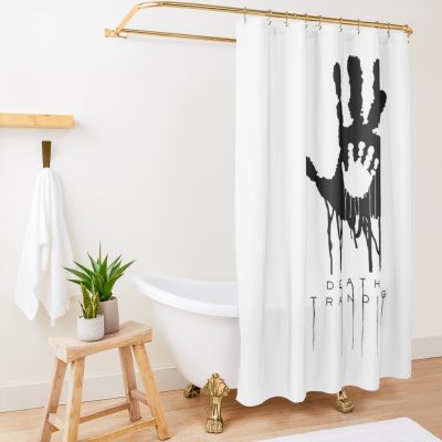 Handmade Death Art Stranding Game For Fans Shower Curtain Official Death Stranding Merch