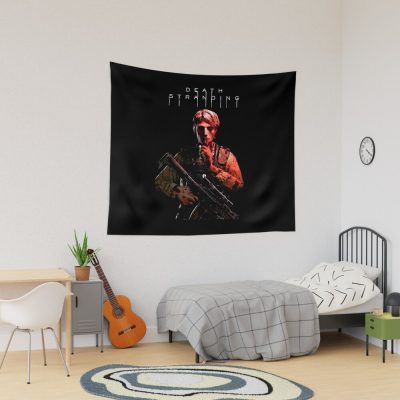 Death Art Stranding Game For Fans Tapestry Official Death Stranding Merch